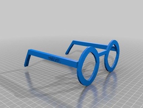 coinpal crypto-currency exchange 3-d-Brille Brille angepasst 3d print model - Mito3D