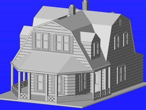 east coast house money box buildings structures 3d print model - Mito3D