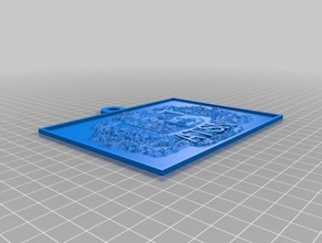 mi carta personalizada 2d arte 3d print model - Mito3D
