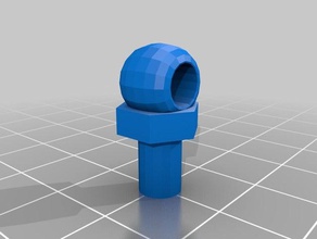 pull knob furniture replacement parts dresser handle screw 3d print model - Mito3D