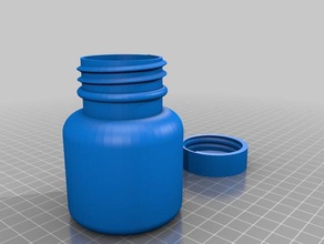 meine angepasste sksbottle Container 3d print model - Mito3D