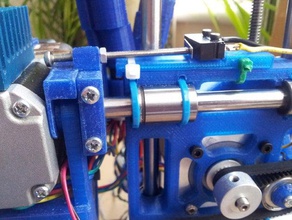 montagem frontal do estabilizador y-interruptor reverso 3d a impressora partes printrbot simples y-parar sag 3d print model - Mito3D