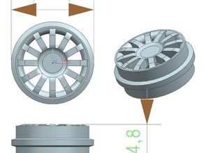 wheel vehicles 3d print model - Mito3D