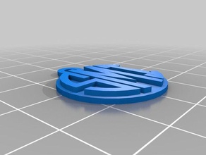 my customized monogram pendant jewelry 3d print model - Mito3D