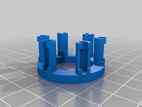 6 pinos tear pulseiras personalizado 3d print model - Mito3D
