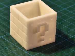 mario question-kutusu shot bardak mutfak yemek schnapps Süper votka 3d print model - Mito3D