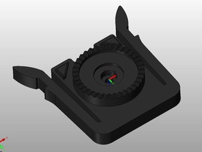 monte el clip de drift hd170 la cámara acción leva enchufe 3d print model - Mito3D