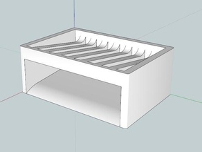 edgy porte-savon la salle de bains ménage 3d print model - Mito3D