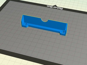 semplificato staffa attiva la ventola di raffreddamento del dotto flashforge leggermente angolato 3d stampante parti 3d print model - Mito3D