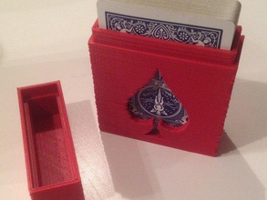 oyun kartı kutusu oyunlar kartları durumda taslak oyuncak 3d print model - Mito3D