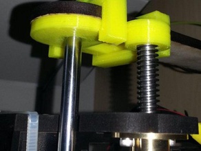 qu-bd oneup fixing axis 3d printer parts qubd 3d print model - Mito3D