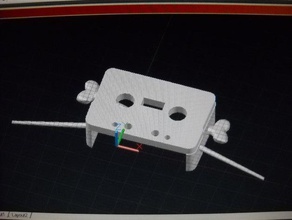 pirate bay hair pin accessories bones cassette clip fashion pins sticks style 3d print model - Mito3D