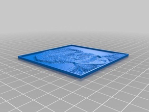 dean kamen lithophane uzunluğu kalınlığı parametrize 2d sanat özelleştirilmiş 3d print model - Mito3D