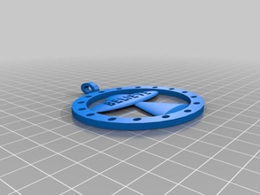 iman - ufo kolye 3d baskı uzaylı ışın takı alanı 3d print model - Mito3D