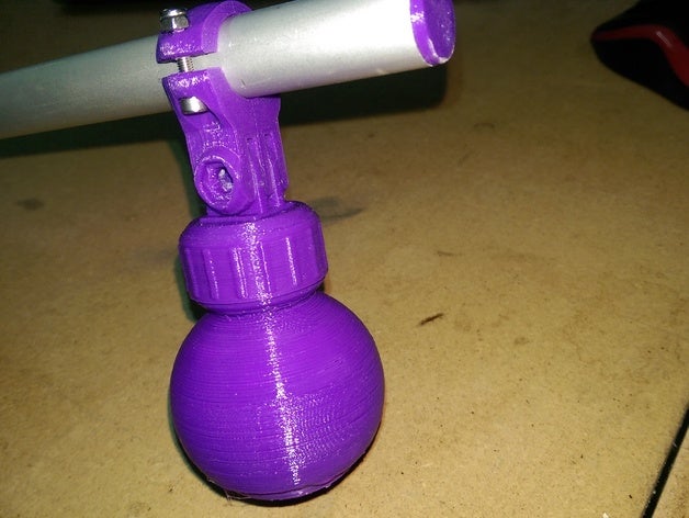 sfera da 50mm a vite altri 3D print model - Mito3D