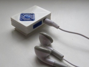 mini-mp3-player audio fm-radio Kopfhörer stereo 3d print model - Mito3D