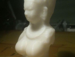 busto femal deidad derivados las esculturas mujer 3d print model - Mito3D
