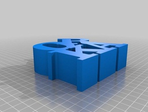 mi personalizados palabra escultura esculturas 3d print model - Mito3D