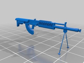 rifle bullpup outros 3d print model - Mito3D