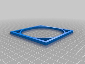square circle 3d de l'impression les tests l'étalonnage customizer 3d print model - Mito3D