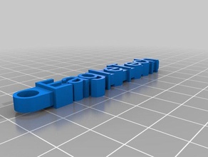 eagletech keychain organization customized 3d print model - Mito3D