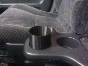honda crv cup holder latte adapter automotive 3d print model - Mito3D