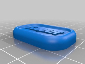 fallout logo portachiavi giochi new vegas 3d print model - Mito3D