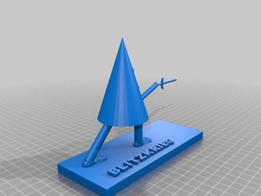 stanford tree fencing other christmas support tinkercad 3d print model - Mito3D