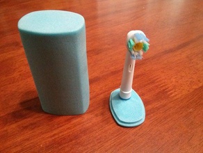 oral electric toothbrush case bathroom 3d print model - Mito3D