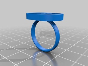 l'anneau de la paix les anneaux personnalisé 3d print model - Mito3D