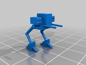missile mech other 3d print model - Mito3D
