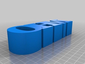 ohm otros personalizado 3d print model - Mito3D