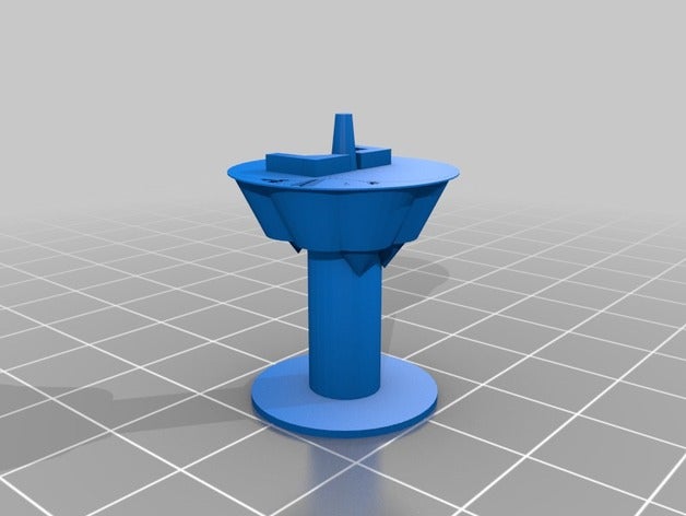 schwimmende Leuchtturm der Insel 3D print model - Mito3D