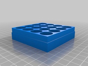175 cr123 battery box tool holders boxes customized 3d print model - Mito3D