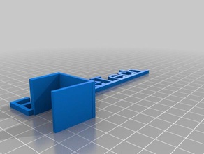 my customized shelf-talker left bracket signs logos 3d print model - Mito3D