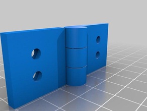 duplicator side panel hinge test 1 parts customized 3d print model - Mito3D