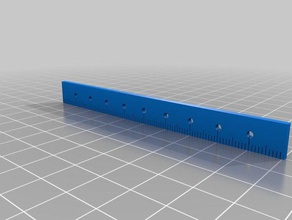 10 cm ruler 3d printing tests mm 3d print model - Mito3D