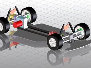 16 rc araba şasi araç 3d baskılı aktarılıyor yarış arabası radyo kontrol model yarışı volvo 3d print model - Mito3D