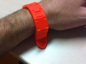 wristband bracelets 3d print model - Mito3D