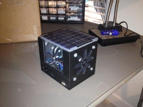 güneş enerjili stereo müzik 3d print model - Mito3D