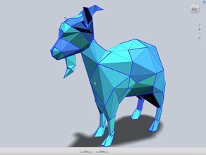 goat seams test art 3d print model - Mito3D