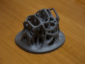 cerveau alien sculptures 3d abstraite l'art abstrait articulés articulation artistique modo ornement ornements 3d print model - Mito3D