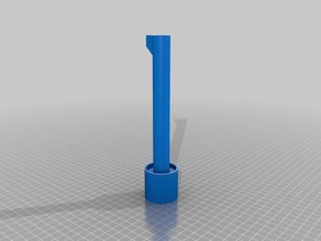 nerf barrel extensão 1 -- projeto básico brinquedos jogos nerfgun gun de armas 3d print model - Mito3D