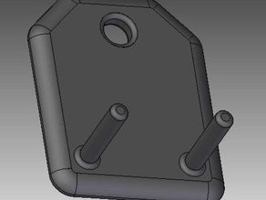 tweezers holder 40mm bosch-profile 3d printer accessories hook tool 3d print model - Mito3D