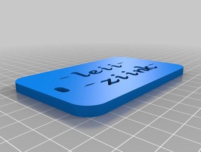 personalizar o nome de plat organização personalizado 3d print model - Mito3D