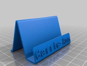 AAS geprägt business card holder Container angepasst 3d print model - Mito3D