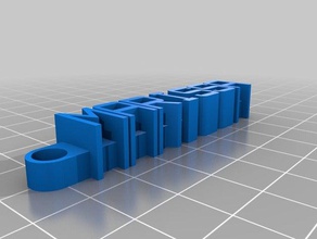 marissa keychain organization customized 3d print model - Mito3D