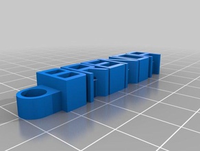 brenda llavero organización personalizado 3d print model - Mito3D