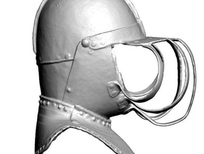 Digitalização em 3d saxilby memorial do capacete impressão Impressão 3d print model - Mito3D