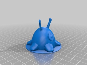 brain slug base animals 3d print model - Mito3D